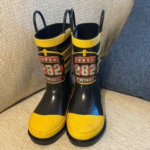 Firefighter rain boots